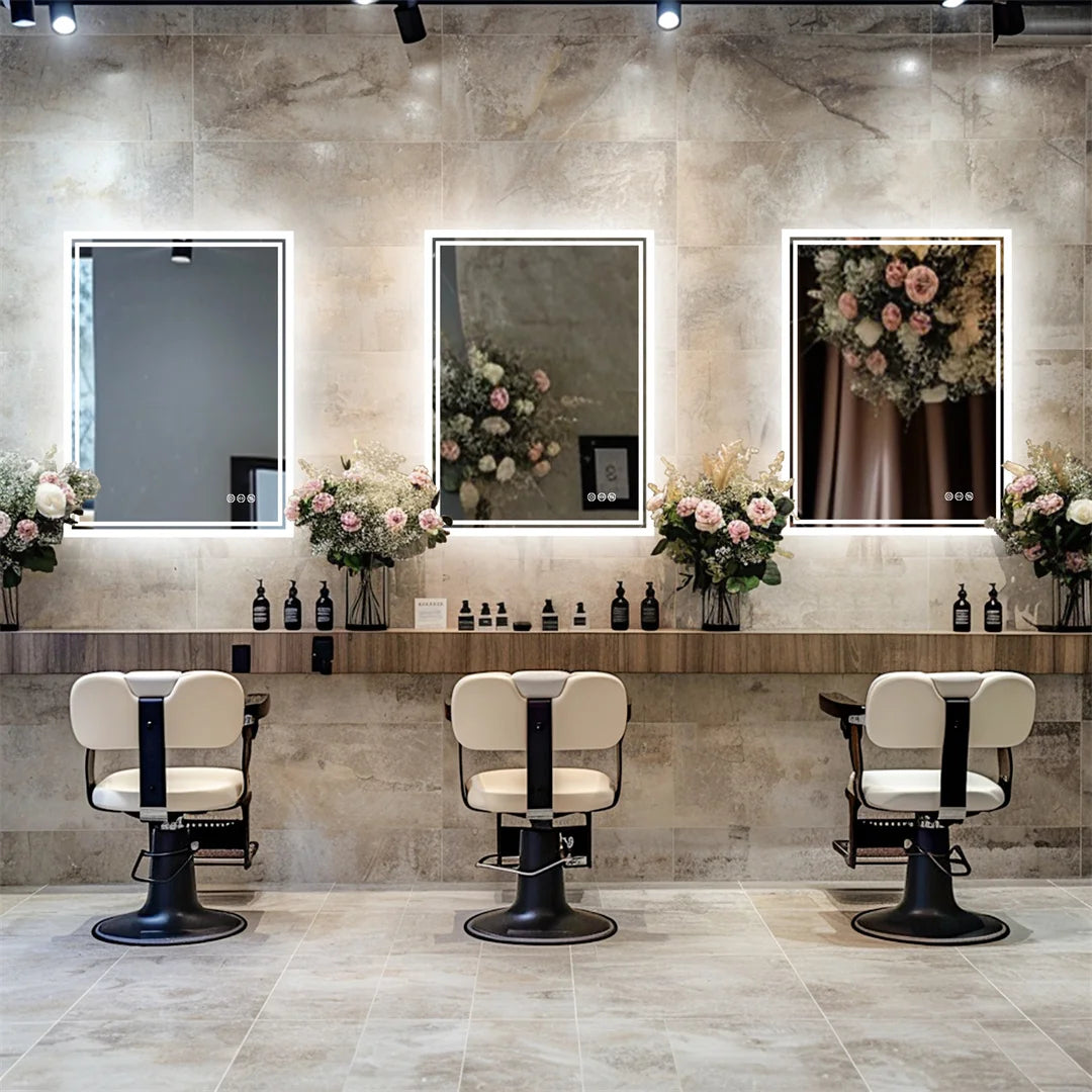 Miroir salle de bain LED naturel