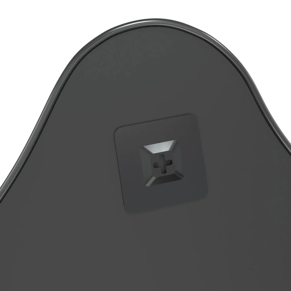Miroir mural forme libre noir