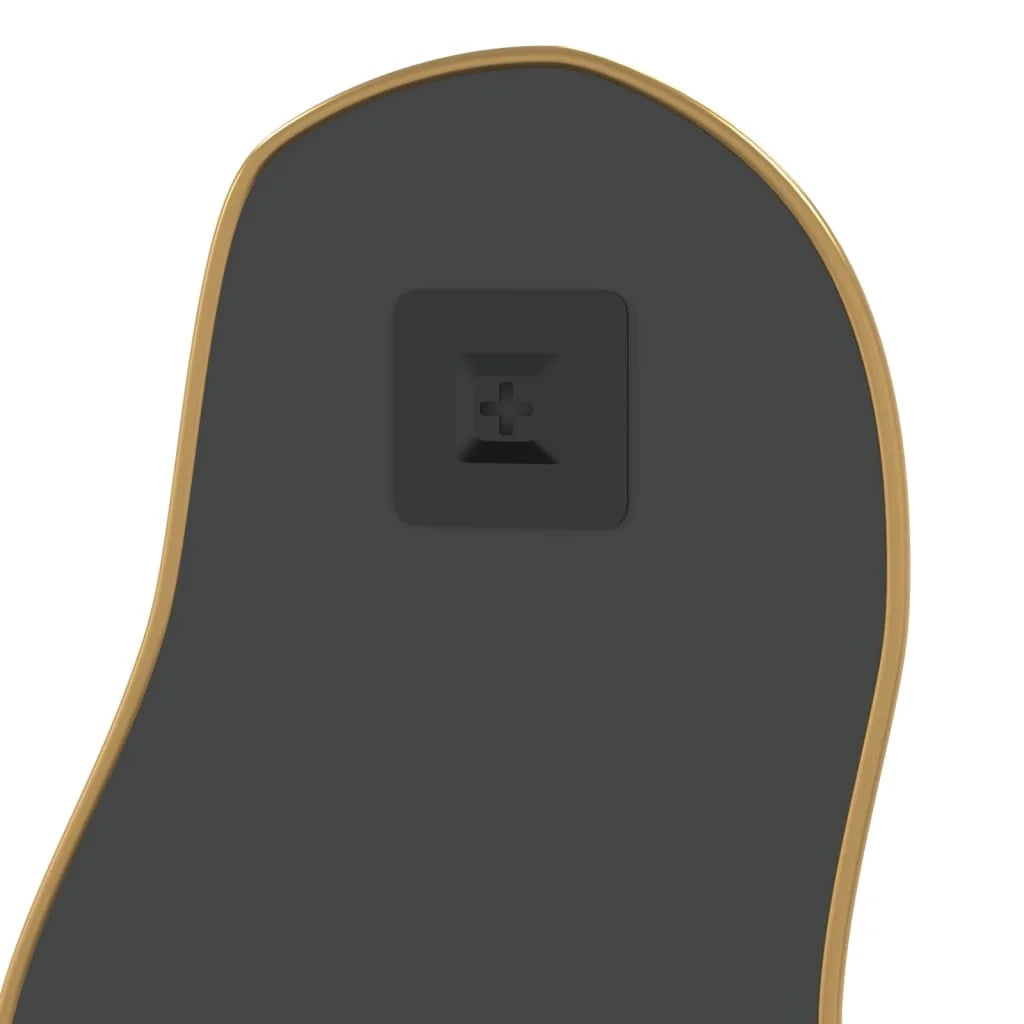 Miroir mural doré organique