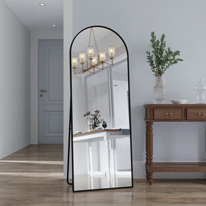 Miroir sur pied arche