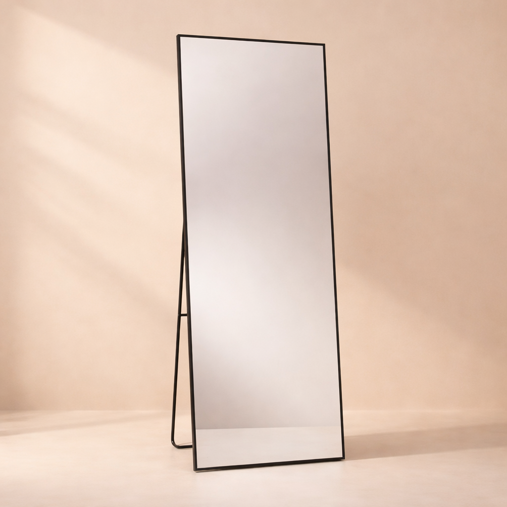 Miroir pleine hauteur métal