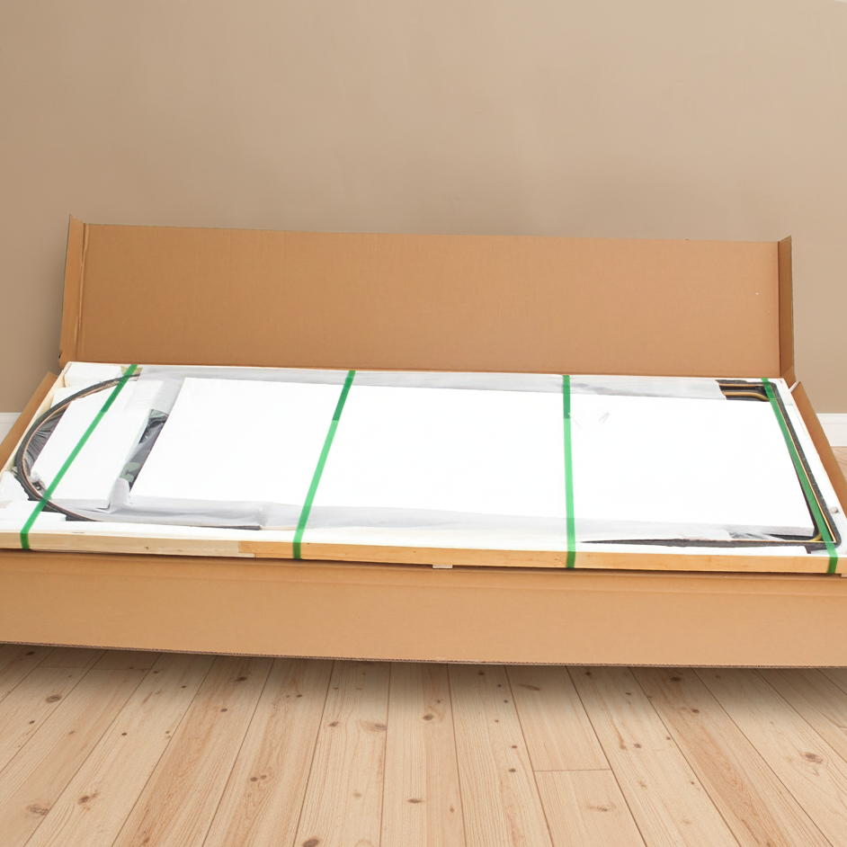 Miroir sur pied arche