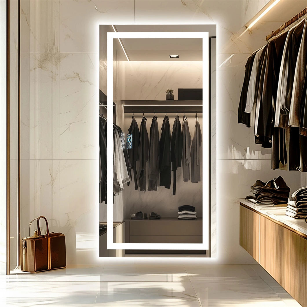 Miroir salle de bain LED XXL connecté