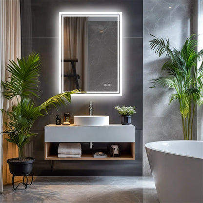 Miroir salle de bain LED naturel