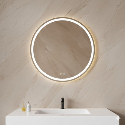 Miroir rond LED rétroéclairé